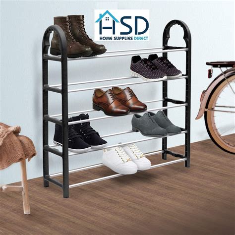 Easy assembly with the tools included. . Heavy duty metal shoe rack